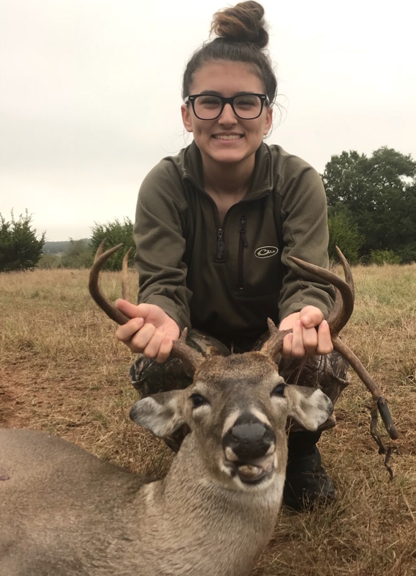 Jordan with nine point buck